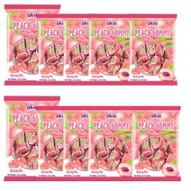 오키오 복숭아 구미 80g x 10봉, 없음, 10개