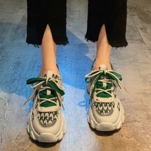 여성용 다용도 스폰지 케이크 플랫폼 신발 아빠 캐주얼 스니커즈 봄 가을 스포츠