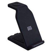 트리플블랙 RX 4in1 충전 스테이션 애플워치 호환용, 블랙