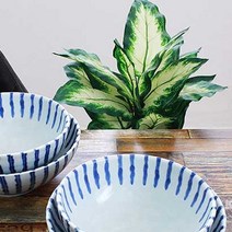 DIW1A6994 예능에서 많이 보는 일본산 마린블루 우동그릇 라면기 접시 일본 일본식기 찬기 일본그릇 도자기 라면그릇, 도매프리 면기