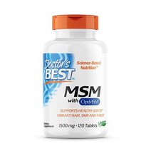 Doctors Best OptiMSM 닥터스베스트 MSM 식이유황 1500mg 120 정