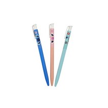제이제이브라더스 당일출고스티치 0.5mm 유성 볼펜 3 option 캐릭터볼펜 필기류, 블랙