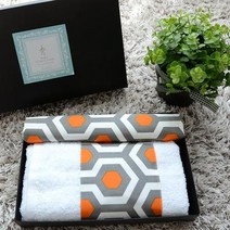 (집들이 선물세트)전자레인지커버+ 핸드타올.파라다이스홈, 미니튤립세트(레드)