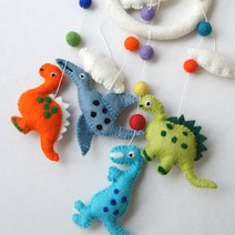 어린이집 아이방꾸미기 펠트 모빌 미용실 장식품 데코용품 신발장 셀프인테리어, 유니콘