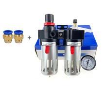 에어컨부속 BFC 공기 압축기 오일 워터 세퍼레이터 필터 레귤레이터 준비 장치 FRL 조합, [06] BFC Plastic w mm, [03] BFC