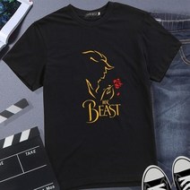 커플룩 반소매 티셔츠 아름다움 shir 캐주얼