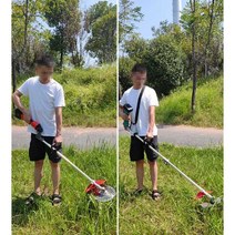 앵글 그라인더 소형 예초기 가정용 벌초 배터리, 사이드그립 모델 89CM 단일 섹션 + A