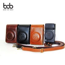 bob 리코 RICOH GR 1 2 카메라 가죽케이스 크로스백 340383ea, 쿠팡 리코GR1.2공용_카멜브라운