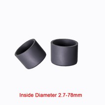 2.8mm-78.5mm 실리콘 고무 라운드 캡 의자 가구 피트 파이프 튜브 엔드 커버 더스트 씰 보호 가스켓 화이트, 02 Black_48 68.5mm-1pcs