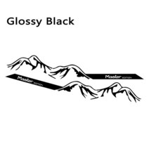 코번트 2PCS차량도어 사이드 스티커 데칼 르노 마스터 NV400 밴 캠퍼 마운틴 그래픽 Movano 변환차량액세서리, 01 Glossy Black_03 L3H2