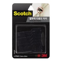 일음쇼핑^^*m3M 탈부착식재사용케이블(12㎜x20㎝ 6개) 선정리 전타이 도구 다용도 고정 탈타이일medi^*^, ab*^^선택없는