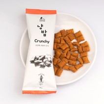 냥밥 크런치 오메가3 고양이간식, 연어, 20g, 10개입