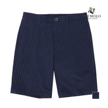 인디안 TREMOLO 네이비 스트라이프 스트링밴드 반바지_TRNDSUY5338