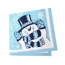 기타 바보사랑[파티쇼] 크리스마스냅킨(눈사람) 테이블 장식소품 데코 성탄절