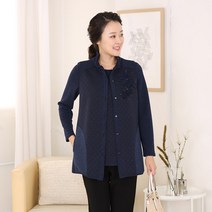 마담센스 엄마옷 미소꽃 조끼+티셔츠세트 MO7348