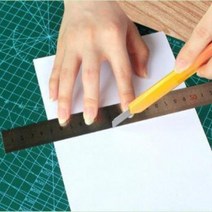 마켓모든 PVC 커팅매트 데스크매트 투명매트 책상매트 책상고무판 재단판 A5, 그린