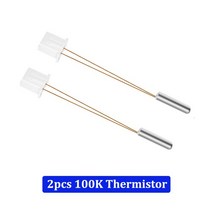 2pcs CR-6 SE 100K 열 온도 센서 XH2.54 터미널 3D 프린터 부품 24V 40W 90mm 카트리지 히터 CR6, [01] 2pcs Thermistor