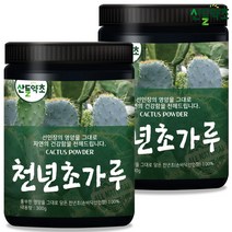 국내산 제주산 천년초 가루 300g 손바닥선인장 선인장줄기 선인장잎 선인장가루 천년초가루 천년초분말 선인장분말가루 손바닥선인장분말, 2개