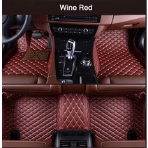 자동차 깔판 차량용 바닥우퍼 HLFNTF 도요타 아발론 어벤시스 알리온 아우리스 크라운 R, 9.Wine Red