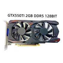 그래픽카드 GTX550TI 고속 그래픽 카드 2GB DDR5 128BIT 700/850MHZ VGA DVI HD PCI-E 데스크탑 컴퓨터 게임, 한개옵션0