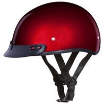 Daytona Helmets 하프 스컬 캡 오토바이 헬멧 DOT 승인 하이 그로스 핑크 M USA 미국, Black Cherry Metallic