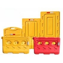 PE방호벽 공사장 현장 바리케이트 주차금지 가림막 차량통제, 일반 노란색 1450x800