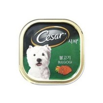 시저(불고기) 100gX24개/캔/강아지캔/강아지간식/애견간식/통조림간식/주식캔/습식간식/강아지주식캔/영양, 시저(불고기) 100gX24개/캔/강아지캔/강아지간식/
