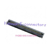 FH28D-64S-0.5SH(05) 히로세 (HRS) 0.5mm 피치 64 핀 2.55mm 높이 FPC/FFC 커넥터 로트당 10 개, 한개옵션0