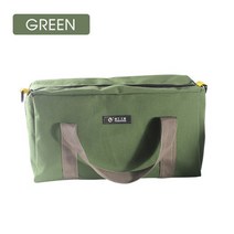 캐리어 공구가방 이동식공구함 QUK 캔버스 도구 가방 전문 1214161820 인치 대형 가방 전기 수리 도구 목공, 03 Green_01 12Inch
