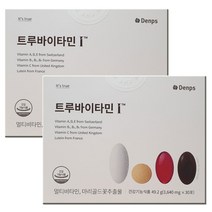 덴프스 트루바이타민I 공유 종합 멀티 한팩 비타민 루테인 함유 눈건강 케어 활력 증진, 2박스
