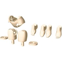 하야야 메가미 디바이스 M.S.G 02 하단 세트 스킨 컬러 A 전체 길이 20mm 1 1 스케일 프라모델 KP56, 한개옵션0