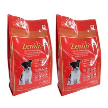 바우와우 반습식사료 제니스 레드 큰알갱이사료 1.2kg x 2개