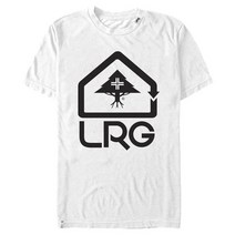 Mad Engine Brands Lifted Research Group Lrg Direction 젊은 남성용 반소매 티셔츠 화이트. Large
