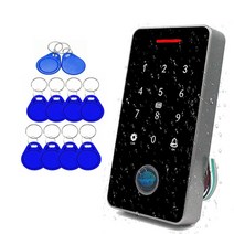 유리문도어락 출결관리 지문인식 강화도어도어락 keyless door lock 방수 액세스 제어 독립형 키패드 125khz rfid 카드 항목, 모델 2