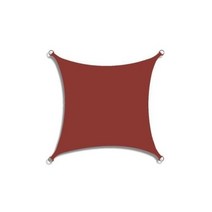 캠핑 트레일러 텐트 그늘 항해 천막 야외 정원 하이킹 자동차 천 캔버스 베이지 그레이, Rust red+200X300CM