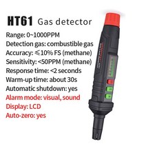 HABOTEST 누출 감지기 알람 가연성 천연 메탄 의, 01 HT61 Gas Detector