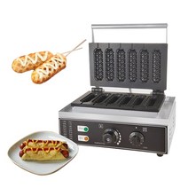 붕어빵 itop 상업용 전기 와플 구운 소시지 핫도그 크리스피 머신 우유 스틱 도넛, 검은색, 110v, 유럽 ​​연합