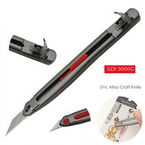 가죽공예 공구 가죽칼 커터 SDI 특수 디자인 커터 3006C 자동 잠금 나이프 대만, 01 1PC knife, 1개