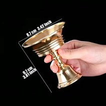 황동 촛대 연마 로맨틱 꽃 황금 촛불 컵 불교 티베트어 램프 홀더 결혼식 저녁 식사 홈 테이블 장식, [01] 1 개, [03] 4