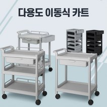 카트-웨건 서빙카 주방 이동식 선반 바스켓카트 대차, 1개, CART-501 블랙
