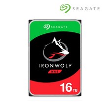 씨게이트 서버용 아이언울프 3.5 HDD, 16TB, ST16000VN001