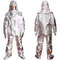 방화복 방열두건 세트 1000도 안전복 방염 작업복, 1000도5점세트(두꺼운버전)