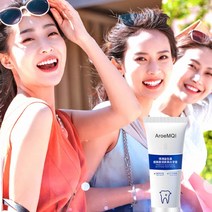 AroeMQI 미백치약 강력 치아 화이트닝 적용 입안을 깨끗이 한다잇몸 보호, 100g/개*10