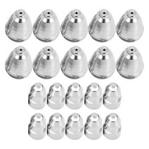 P80 공기 플라즈마 노즐 1.1mm 절단기 토치 소모품 CNC 전극 20 Pcs, 한개옵션0