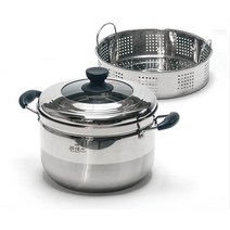 3중바닥 인덕션 스텐 만두 찜솥 찜기 30cm 만두찜 계란삶는냄비 찜냄비 찜기추천 조개찜그릇 대게찜기 냄비, 상세페이지참조
