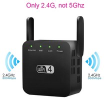 유심라우터 5G 라우터 와이파이 범위 리피터 익스텐더 무선 802.11N 부스터 네트워크 긴 신호, 6.US plug - 300Mbps-only 2.4G, 1개