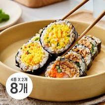 랠리 곤약김밥 8팩 (땡초2+양배추2+해초포두부2+크래미두부2), 곤약김밥 8팩(4종 2팩)