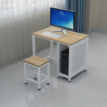 독서 책상 테이블 이동식 사이드 노트북 학교 컴퓨터실 컴퓨터 테이블 더블 데스크탑 교실 교육실 테이블과 의자 간단한 플립 싱글, Q.독신 60*70