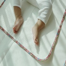 포근함 푹신함 100%면 신생아 매트 방수요 유아방수패드 소중대 모음, 에뚜아블루