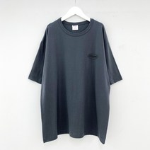 글로우 오버핏 라운드 반팔 티셔츠_Circle 커플티